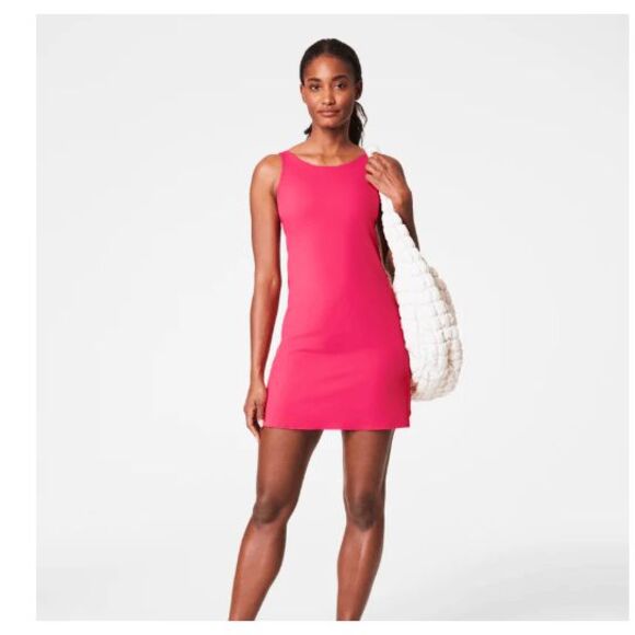 NWT SPANXshape™ Get Moving High Neck Dress- Tulip- Size L - Picture 2 of 8